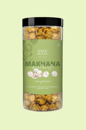 Mint Masti Flavoured Makhana – Crispy, Light & Refreshing Snack (90g Jar)
