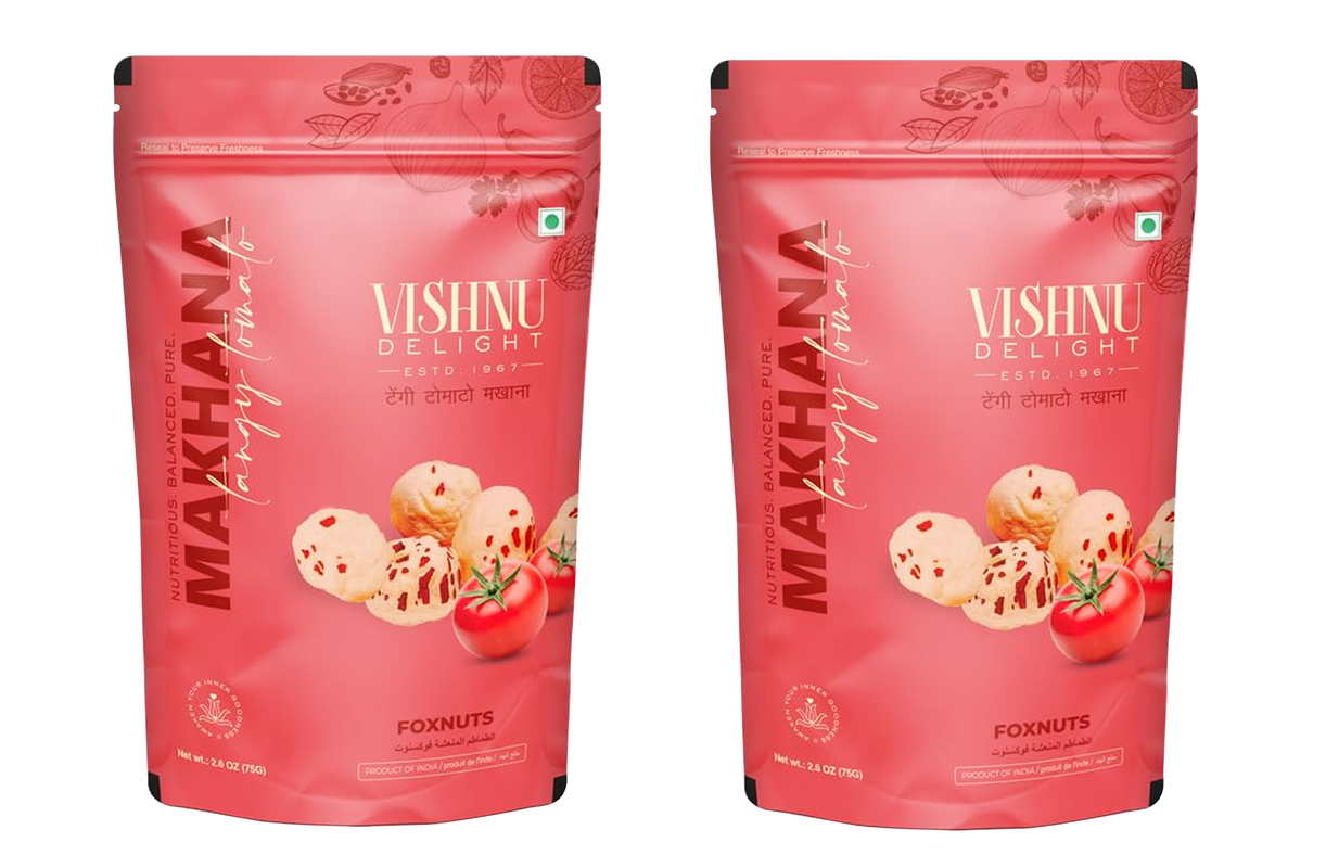 Tangy Tomato Flavoured Roasted Makhana 120g