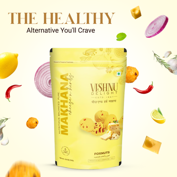 Makhana Flavored – Cheese & Herbs